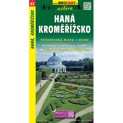 č. 62 Turistická mapa ST 62 Haná Kroměřížsko