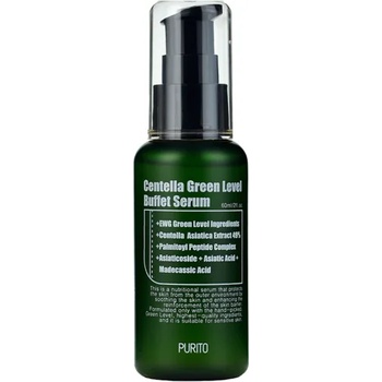 PURITO Centella Green Level Buffet Serum, регенериращ серум за лице с пептиди (8809563100149)