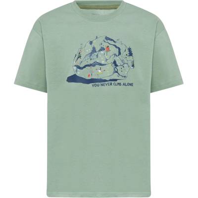 Mammut Детска тениска Mammut Kid's Base T-Shirt Climbing T-shirt - Willow - размер 128 (EU) (704-5823-0213)