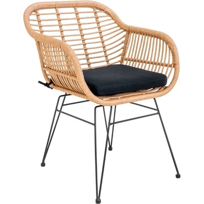 Nordic Living Flot Přírodní ratanové křeslo