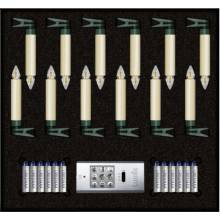 Krinner Lumix Superlight Flame Mini Ivory 12 pcs. Set