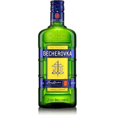 Becherovka 38% 1 l (holá láhev) – Zboží Dáma