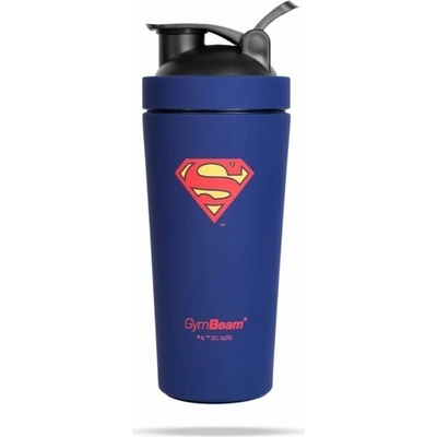 Šejkr Steel Superman™ 750 ml - GymBeam Barva: Modrá