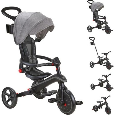 GLOBBER EXPLORE R TRIKE FOLDABLE 4v1 černá šedá