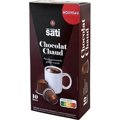 Les Cafés Sati Chocolat Chaud 10 ks