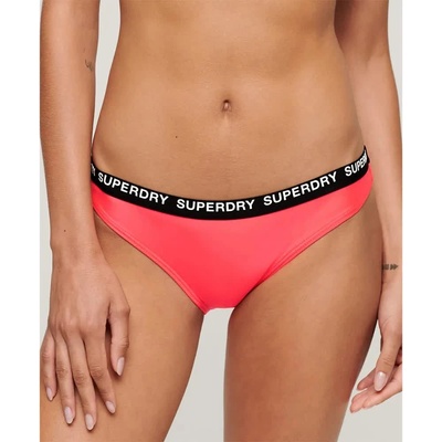 Superdry Elastic Classic bikini bottom - Pink (Hyper Fire Pink)