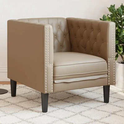 vidaXL 11461.372657 Chesterfield cappuccino umělá kůže