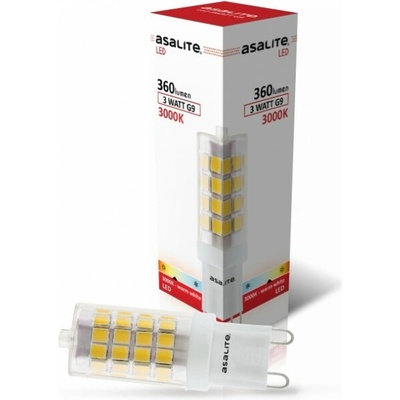 Asalite ASAL0157 LED bodová žiarovka G9 3 W číra K 4000