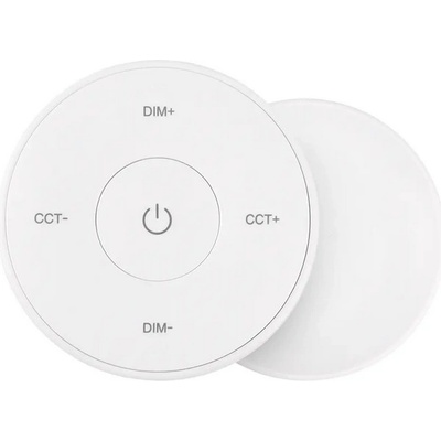 RF ovladač Mi-Light K2S pro jednobarevné a CCT LED 2,4GHz bateriový bílý