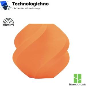 Bambu Lab PLA Matte Bambu Mandarin Orange Refill No Spool (A01-A2-1.75-1000-SPLFREE)