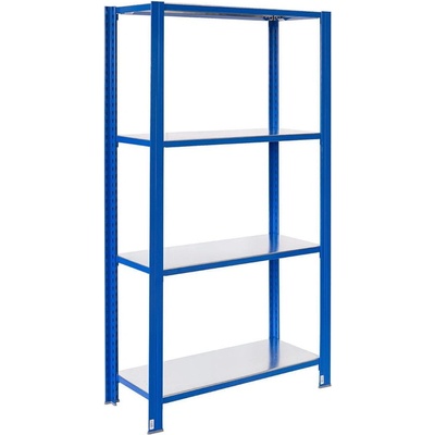 Majster regál 200x80x50cm T profil, 4 police, 250kg na policu