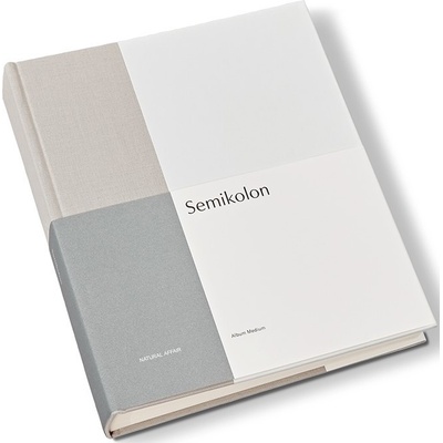 Semikolon Фотоалбум Natural Affair среден размер пясъчнобял (368743)
