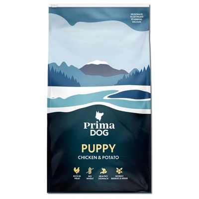 Prima Pet Premium Prima Dog Chicken - Potato Puppy - суха храна за подрастващи кученца с пилешко месо - 10 кг - 10109