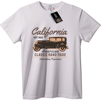 NOONEBRAND Тениска California класически автомобил - 7XL, White