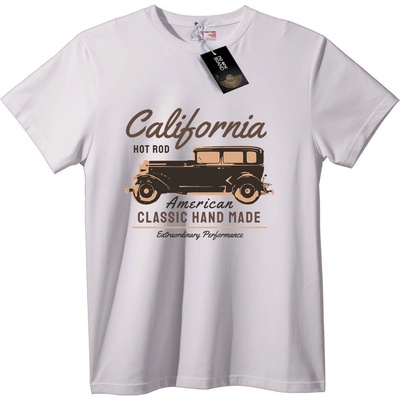 NOONEBRAND Тениска California класически автомобил - 7XL, White