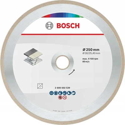Diamantový řezný kotouč Bosch Standard for Ceramic 250 mm