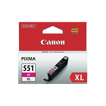 Canon CLI-551XL M + Canon Plus Glossy II PP-201, 10x15 cm, 100 sheets (6445B001AA_2311B072AA)