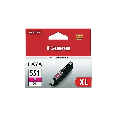 Canon CLI-551XL M + Canon Plus Glossy II PP-201, 10x15 cm, 100 sheets (6445B001AA_2311B072AA)