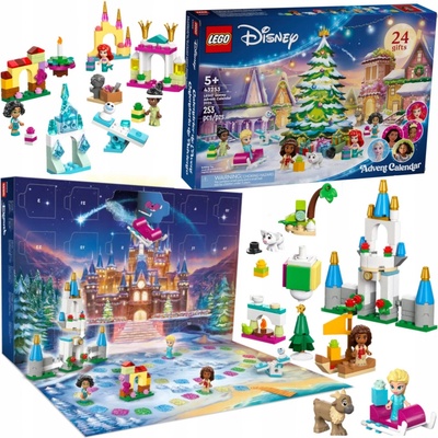 LEGO® DISNEY - DISNEY ADVENTNÍ KALENDÁŘ NA ROK 2024, SADA KOSTEK - 43253