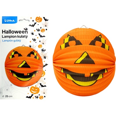 Lampion 25cm kulatý dýně LUMA