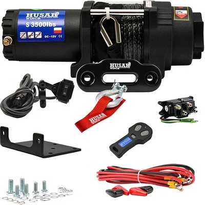 Naviják elektrický BST S 3500 LBS 12V, syntetické lano