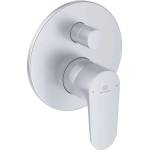 Ideal Standard Вграден смесител за вана и душ Ideal Standard Cerafine O матово сребрист със скрито тяло (A7193SI)