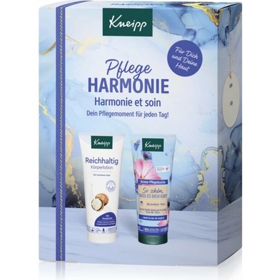 Kneipp Care Harmony Kneipp Reichhaltig telové mlieko 200 ml + Kneipp Glad to Have You sprchový gél 200 ml kozmetická sada