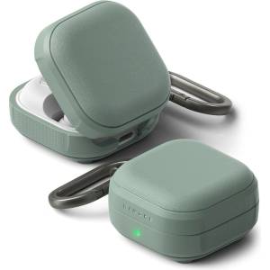 Ringke Силиконов калъф с MagSafe за слушалки Samsung Galaxy Buds 4 / 4 Pro от Ringke Onyx Magnetic - Sage Green (8800328816831)