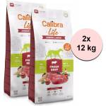 Calibra Dog Life Junior Large Fresh Beef 2 x 12 кг