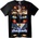 NOONEBRAND Тениска колекция аниме очи - 2XL, Black
