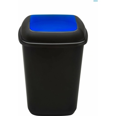 Plafor Plastový koš QUATRO 659-02 klapky víka modrá