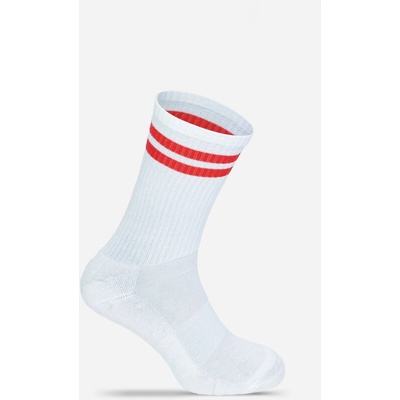 Mr. Socks Basic L 05004 tenisové COT885004903zo-white/red