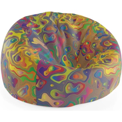 Sablio Sedací vak Cocoon Barevné skvrny75 x 45 x 35 cm