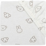 Jollein Бебешки чаршаф с ластик Jollein - Miffy and Friends, 60 x 120 cm (560477) - baby