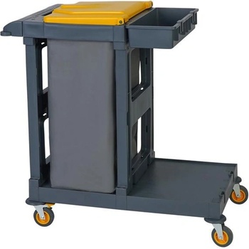 Image 1 of Horecano - Количка за почистване с чувал, капак, отделения за кофа и почистващи средства 100x57xh103см UP-(AC1003) (0133295)