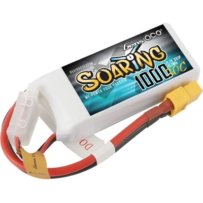 Gens ACE Soaring LiPo 3S 3S1P 30C XT60 Plug 11,1V 1000 mAh