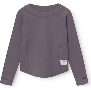 Mini A Ture Детски поларен пуловер Mini A Ture Kid's Matlenie Fleece jumper - Rabbit Plum - размер 128 (EU) (704-6171-0317)
