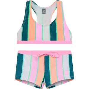 Color Kids Детски комплект бикини Color Kids Kid's Bikini AOP Bikini - Begonia Pink - размер 98 (EU) (750-2555-0112)