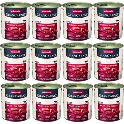 Animonda Gran Carno Adult Mäsový Koktail 12 x 800 g
