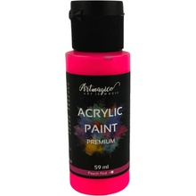 Artmagico akrylové barvy Premium 59 ml Peach red neonově růžová