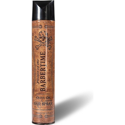 Barbertime Olive Oil Sheeny Hair Spray Lesklý lak na vlasy s olivovým olejom 400 ml