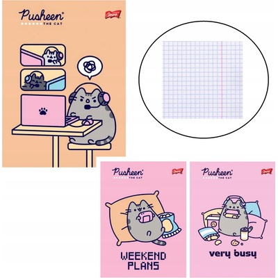 Unipap Zápisník A5 kockovaný listov Pusheen 32 listov