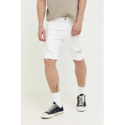 Hollister Co Дънков къс панталон Hollister Co. в бяло (KI328.3056.177)