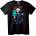 NOONEBRAND Тениска Череп Санта Затворен знак - XL, Black
