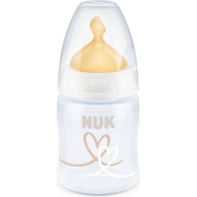 Nuk Шише Nuk First Choice - Temperature control, с каучуков биберон, 150 ml, Бяло (10743876-Бял)