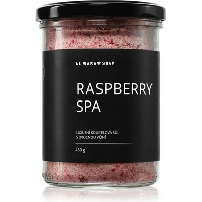 Almara Soap Bath relaxačná soľ do kúpeľa s vôňou Raspberry Spa 450 g