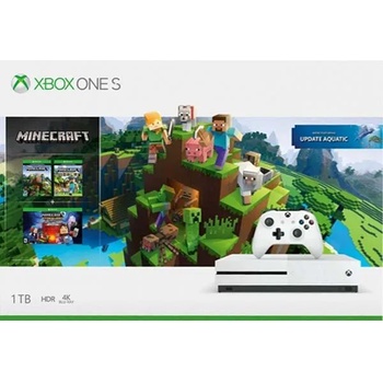 Microsoft Xbox One S (Slim) 1TB + Minecraft + Minecraft Story Mode