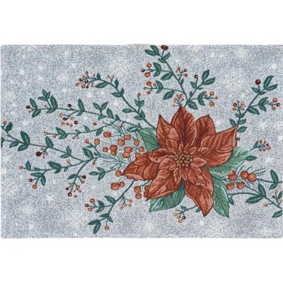 SCANquilt Prestieranie motiv vianočná hviezda červená zelená 32x48 cm