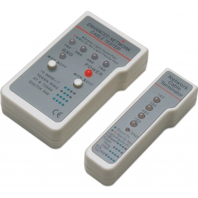 Intellinet Cable Tester, Multifunction RJ45/RJ11