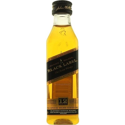 Johnnie Walker Black 40% 0,05 l (holá láhev)